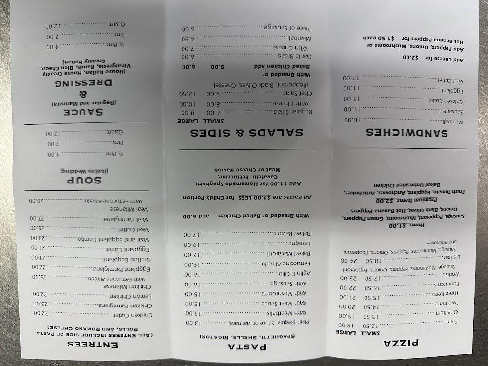 Guido's Pizza Haven, Restaurant, and Preferred Catering Service Menu image 3